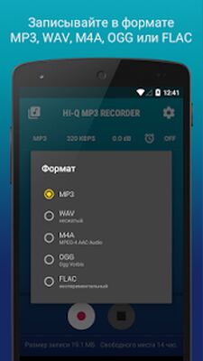 Скачать Hi-Q MP3 Voice Recorder (Бесплатно) (Разблокированная) версия Зависит от устройства на Андроид